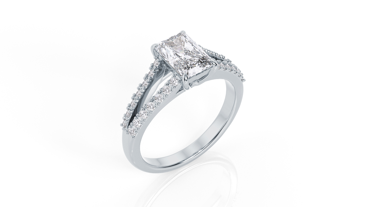 טבעת יהלומים מעוצבת דגם "Royal Ann"