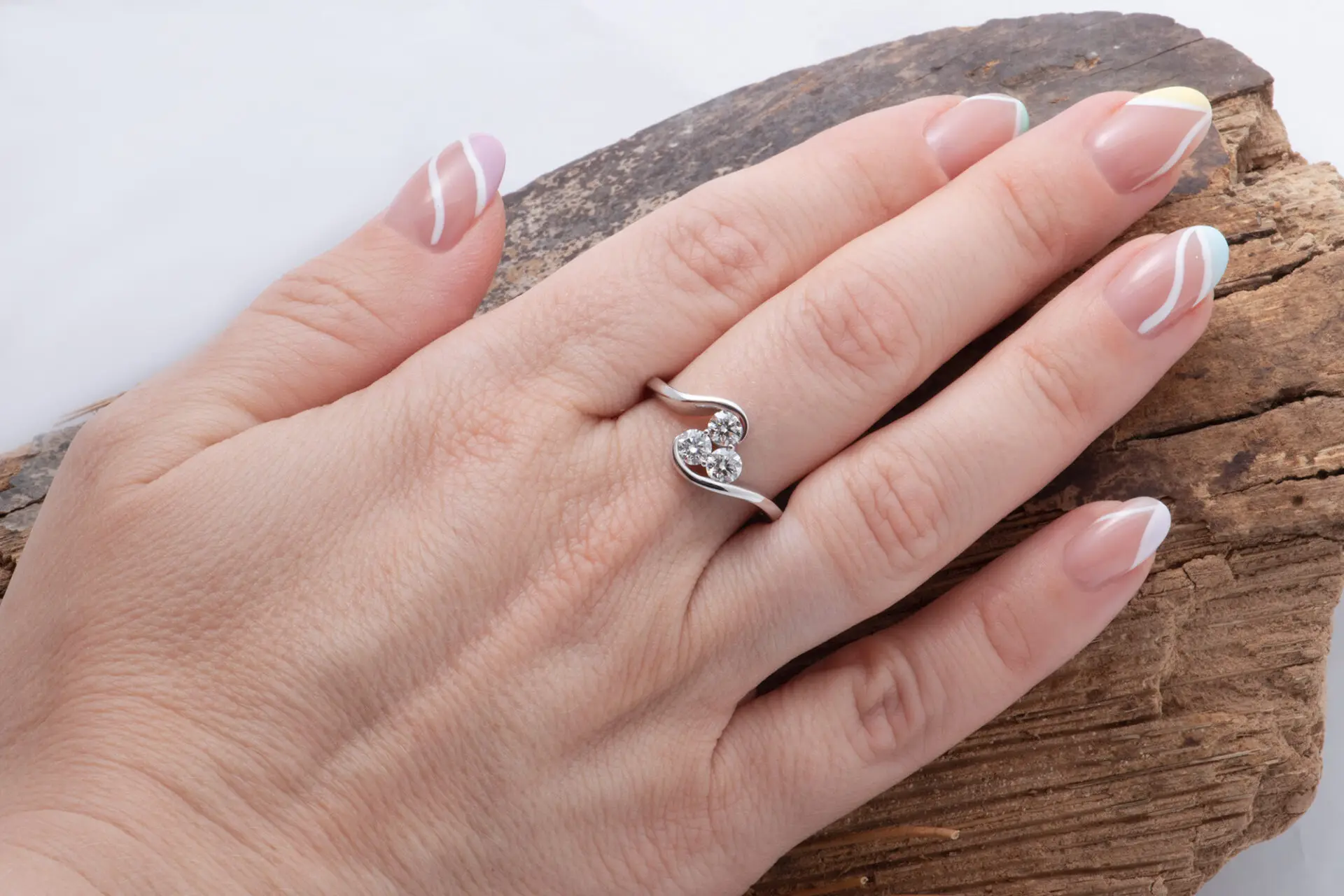 טבעת יהלומים חיבוק של אמא – תמונה 4