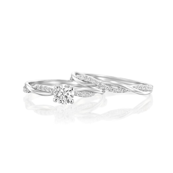 ⁦טבעת קלועה Braided Engagement Ring⁩ – תמונה ⁦2⁩